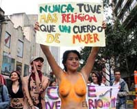 Marcha de las putas. Ecuador. 2012