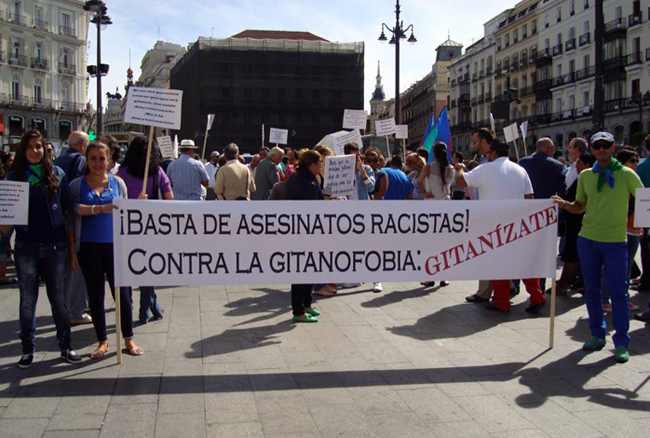 Concentración protesta, Puerta del Sol, Madrid, 2012