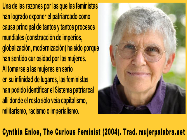 Cynthia Enloe, curiosidad feminista