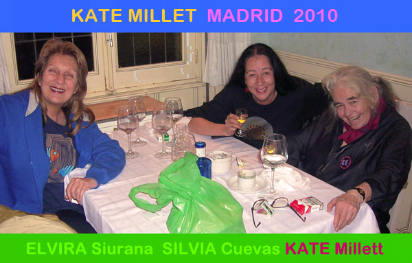 Visita de Kate Millett a Madrid en 2010