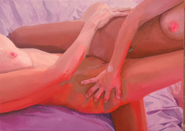 Pink (óleo 2024) de Maribel Andrés